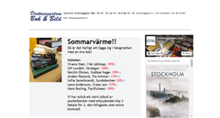 Desktop Screenshot of bokochbild.se